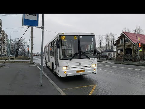 Видео: Автобус, маршрут №162 НефАЗ-5299-30-32 (5299CN) б.5342 (25.03.2022) Санкт-Петербург/Стрельна