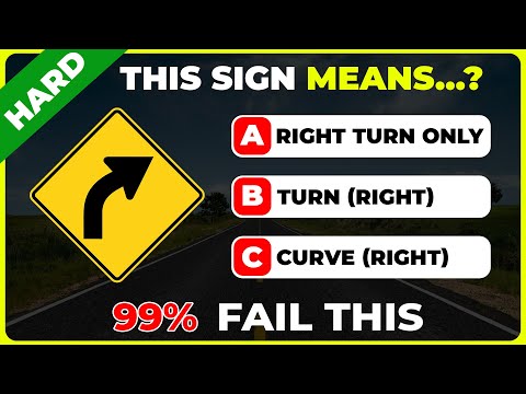 Видео: СДАЙТЕ экзамен по вождению DMV 2025 | 50 дорожных знаков США, которые вы ОБЯЗАНЫ знать для экзаме...