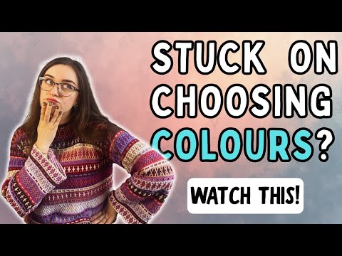 Видео: Мои секреты выбора цветов, которые действительно подходят (для вязания крючком!)