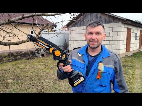 Видео: YUANSEN аккумуляторная цепная пила в богатой комплектации.