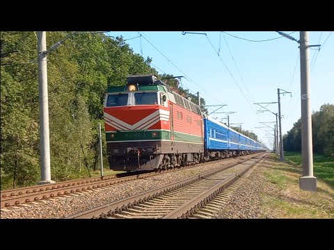 Видео: ЧС4Т-603 близ о.п Данилов Мост 