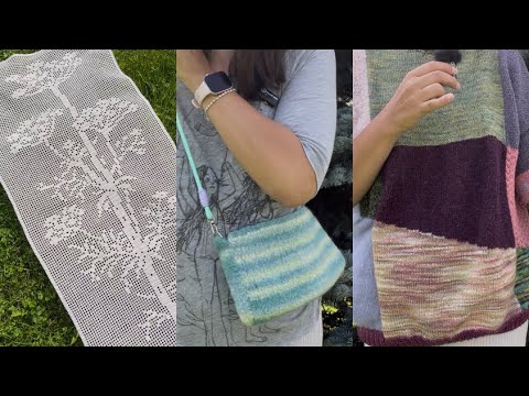 Видео: Заканчиваю проекты, листаю the knitwear manual, собираю коллекцию крючков.