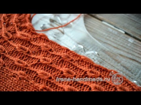 Видео: Узор «Французский колосок»