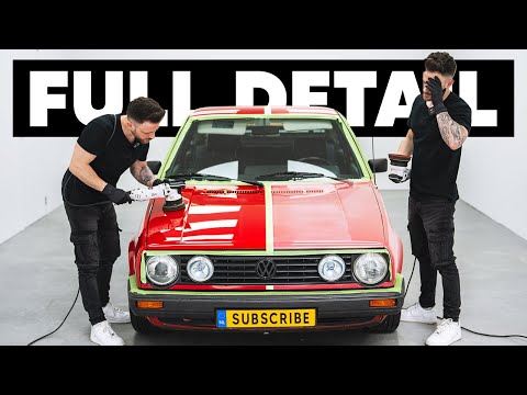 Видео: Преображение 37-летнего VW Golf: мойка, полировка и покрытие