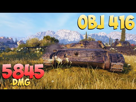 Видео: Об 416 - 8 Kills 5.8K DMG - Три отметки! - Мир Танков