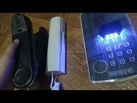 Видео: Два трубки цифрал Домофон МЕТАКОМ МК.2003.2