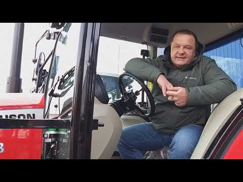 Видео: Massey Ferguson 6713 в расширенной комплектации.