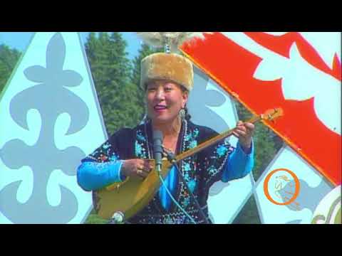 Видео: 2001 жыл. Әсемхан Ғибадатқызы " Алқалы жұртым армысың " .