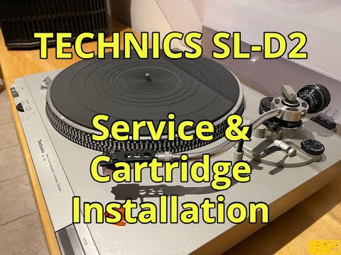 Видео: Technics SL-D2: Обслуживание и установка картриджа (AT-VM95C)