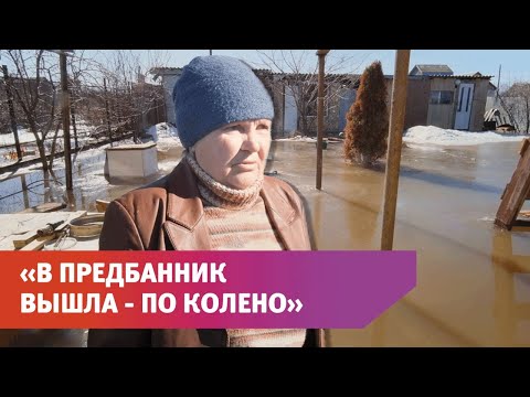 Видео: Дачный поселок под Оренбургом страдает от талых вод