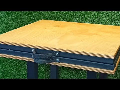 Видео: САМЫЙ ПРОСТОЙ ТУРИСТИЧЕСКИЙ СТОЛ ИЗ ПРОФИЛЬНОЙ ТРУБЫ 20/20 И ФАНЕРЫ. СДЕЛАЙ САМ