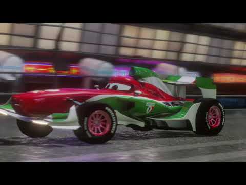 Видео: Тачки 2 (Xbox 360) - Боевой Заезд - 9 кругов - Спринт "Гинза" - Франческо Бернулли