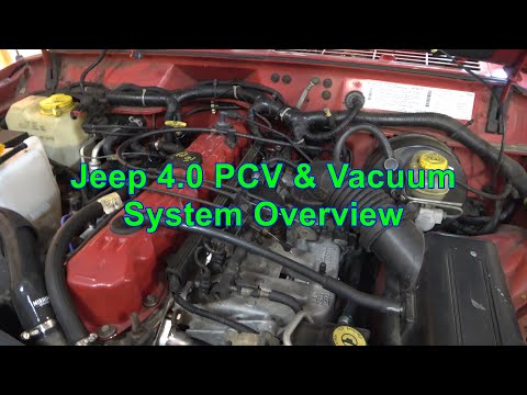 Видео: Обзор системы вентиляции картера (PCV/CCV) и вакуумной системы Jeep 4.0 LITER. YJ, XJ, ZJ, WJ, TJ...