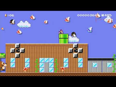 Видео: Валуиджи в центре Даймонд-Сити от Шона 🍄Super Mario Maker 1 ✹Wii U✹ Без комментариев #dpf