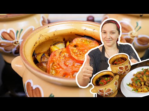 Видео: Простая и вкусная еда в горшочках. Старинный рецепт томлёного мяса с картошкой, цыганка готовит.