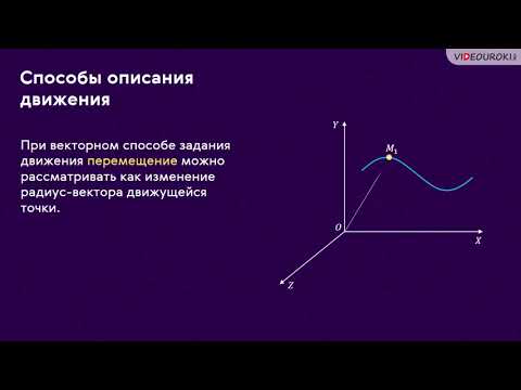 Видео: Способы описания движения. Траектория. Путь. Перемещение