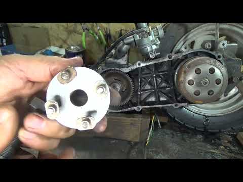 Видео: Honda Lead  AF20 (Як зняти шестерню привода стартера)