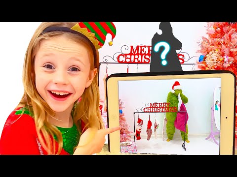 Видео: Настя решила поймать Санту. Праздничные приключения Насти и Папы