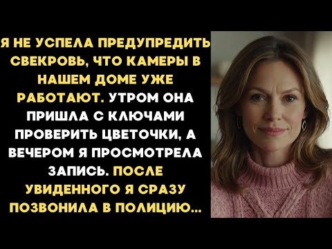 Видео: Я не успела предупредить свекровь, что камеры в нашем доме уже работают...