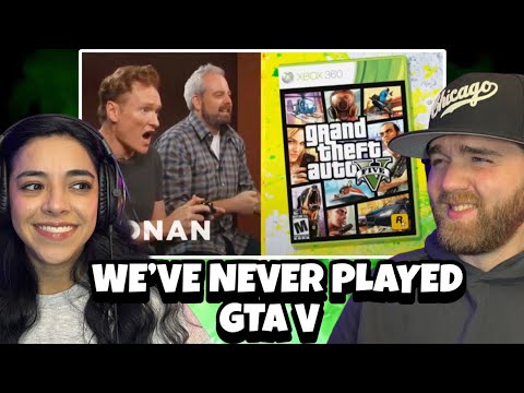 Видео: Конан О'Брайен рецензирует Grand Theft Auto V (Clueless Gamer CONAN на TBS) | Первая реакция