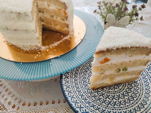 Видео: Торт " Тропікано ". Tropicano cake. Ніжний та легкий десерт.