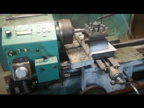 Видео: Самодельный токарный станок по металлу ( дороботка )