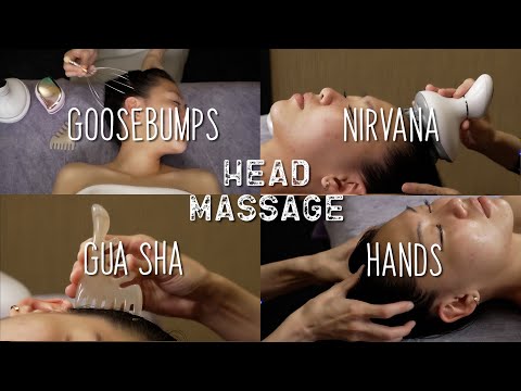 Видео: Массаж головы для релаксации и сна в центре Iris Thai Spa [АСМР без слов]