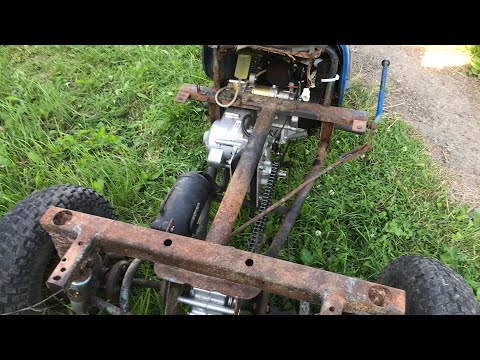 Видео: Мотороллер муравей 4т вариатор 157qmj 150 куб , понижайка