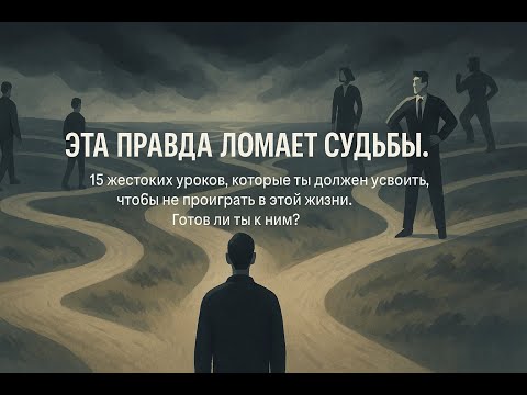 Видео: 15 жестоких истин, которые жизнь преподаст каждому. Осознай их раньше, чем станет слишком поздно