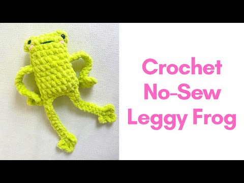 Видео: Лягушка крючком / Лягушка крючком без шитья / Вязание крючком для начинающих / Вязание крючком дл...