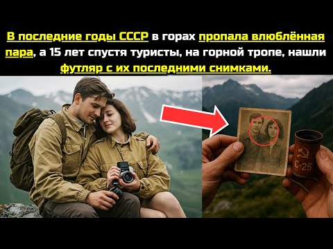 Видео: В последние годы СССР в горах пропала влюблённая пара, а 15 лет спустя туристы нашли их фотокарточки