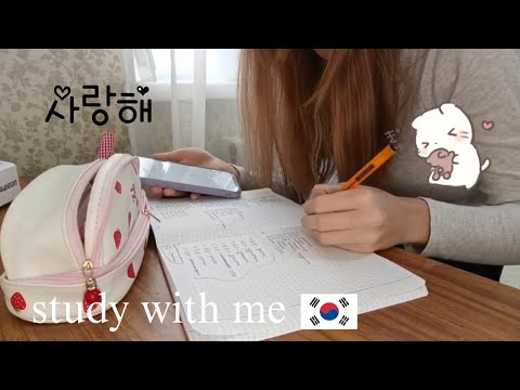 Видео: study with me / как я учу корейский язык 🇰🇷