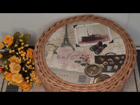 Видео: Круглая шкатулка. Часть 2. Крышка.