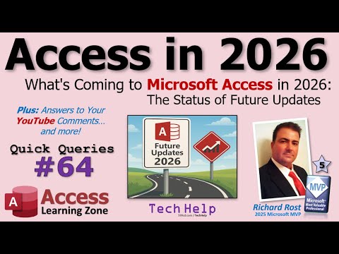 Видео: Что ждёт Microsoft Access в 2026 году — статус будущих обновлений — краткие вопросы №64