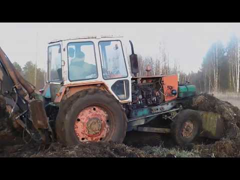 Видео: Как мы засадили чужой ЮМЗ экскаватор(ЭО-2621В)
