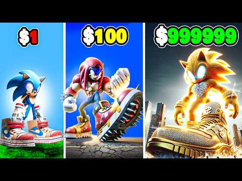 Видео: Ботинки SONIC от 1 до 1 000 000 долларов в GTA 5
