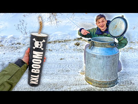 Видео: МОЩНАЯ ПЕТАРДА в БИДОНЕ 🔥 ТОП 50 ПЕТАРД ВО ФЛЯГЕ 💥ВЗРЫВАЕМ ПЕТАРДЫ | Бидон vs Питарда