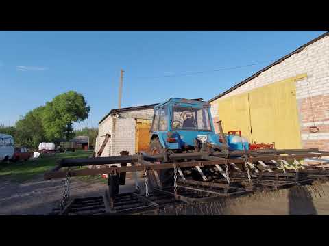 Видео: Саморобна пружинна борона (в розмірах)
