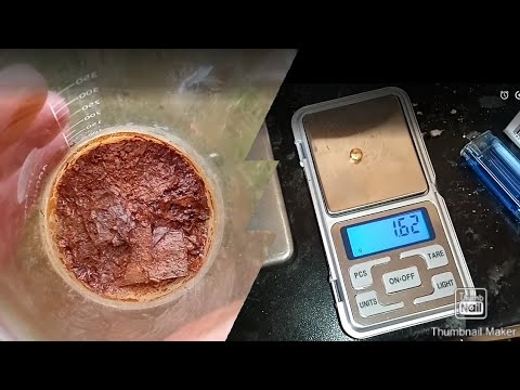 Видео: пречистване на злато с Водата на бедняка