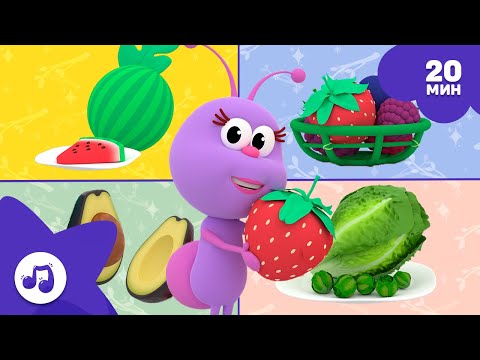 Видео: Весёлые Песенки, чтобы Учить Полезные Привычки 🥗 Bichikids🌈 Сборник Детские Песни