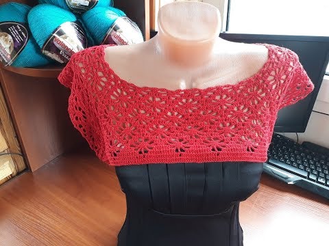 Видео: Джемпер "Паучки". Часть 5.