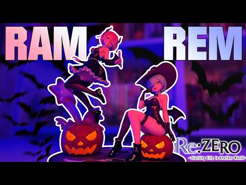 Видео: ХЭЛЛОУИНСКИЕ ТЫКОВКИ 🎃 Обзор фигурок Ram и Rem | ReZero