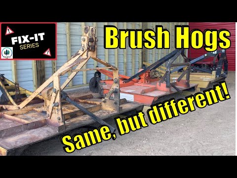 Видео: Всё, что вам нужно знать о BRUSH HOGS — самом используемом сельскохозяйственном орудии! | Brush H...