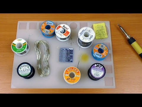 Видео: ⚡ В КИТАЕ НЕТ ХОРОШЕГО ПРИПОЯ? SOLDER WIRE MECHANIC, KAINA, KAISI, SINCON, NoName