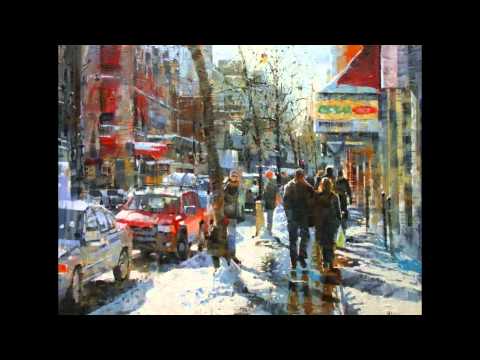 Видео: Городской пейзаж.Mark Lague