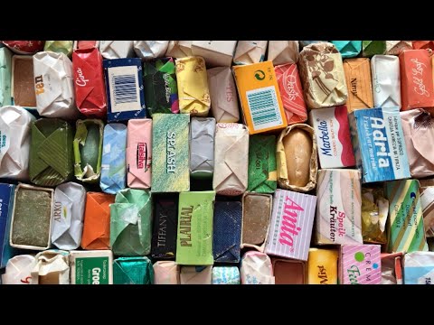 Видео: ASMR SOAP # 181/Cutting a very dry soap | Super satisfying/Ретро мыло