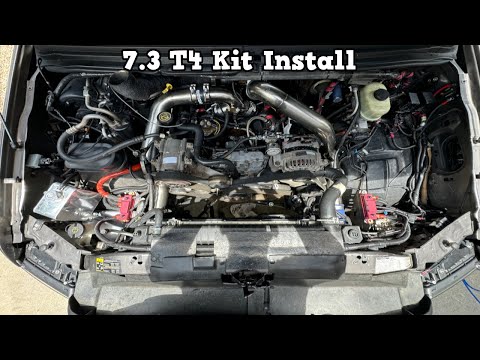 Видео: Установка комплекта T4 для дизельного двигателя 7.3 Powerstroke Irate Diesel Performance - SXE366...