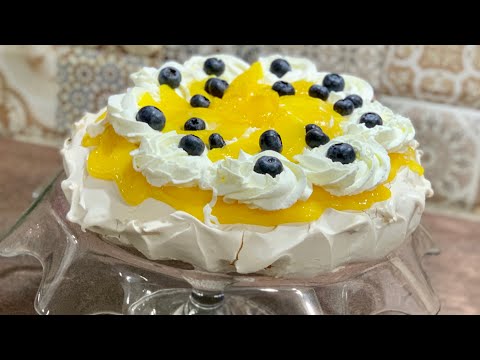 Видео: Торта Павлова с Лимонов крем / Торт Павлова с лимонным курдом