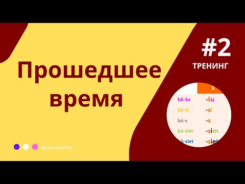 Видео: Тренинг спряжения глаголов #2. Прошедшее время