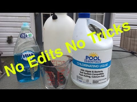 Видео: Тестирование моего рецепта смешивания отбеливателя для правильной стирки дома — мойка под давлени...